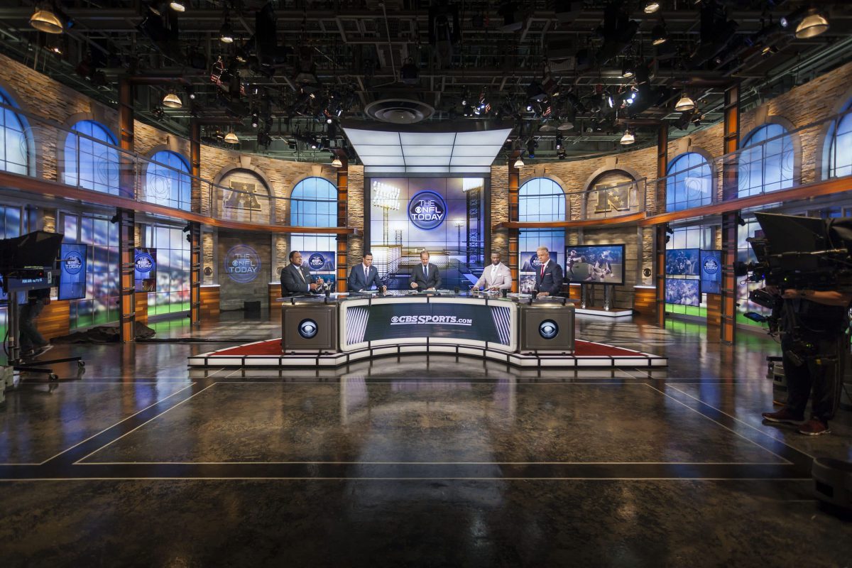 CBS Football TV Set Design Case Study