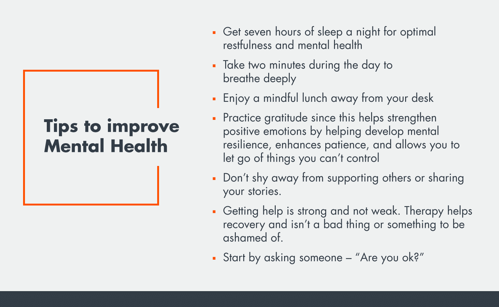 Importance of Mental Health