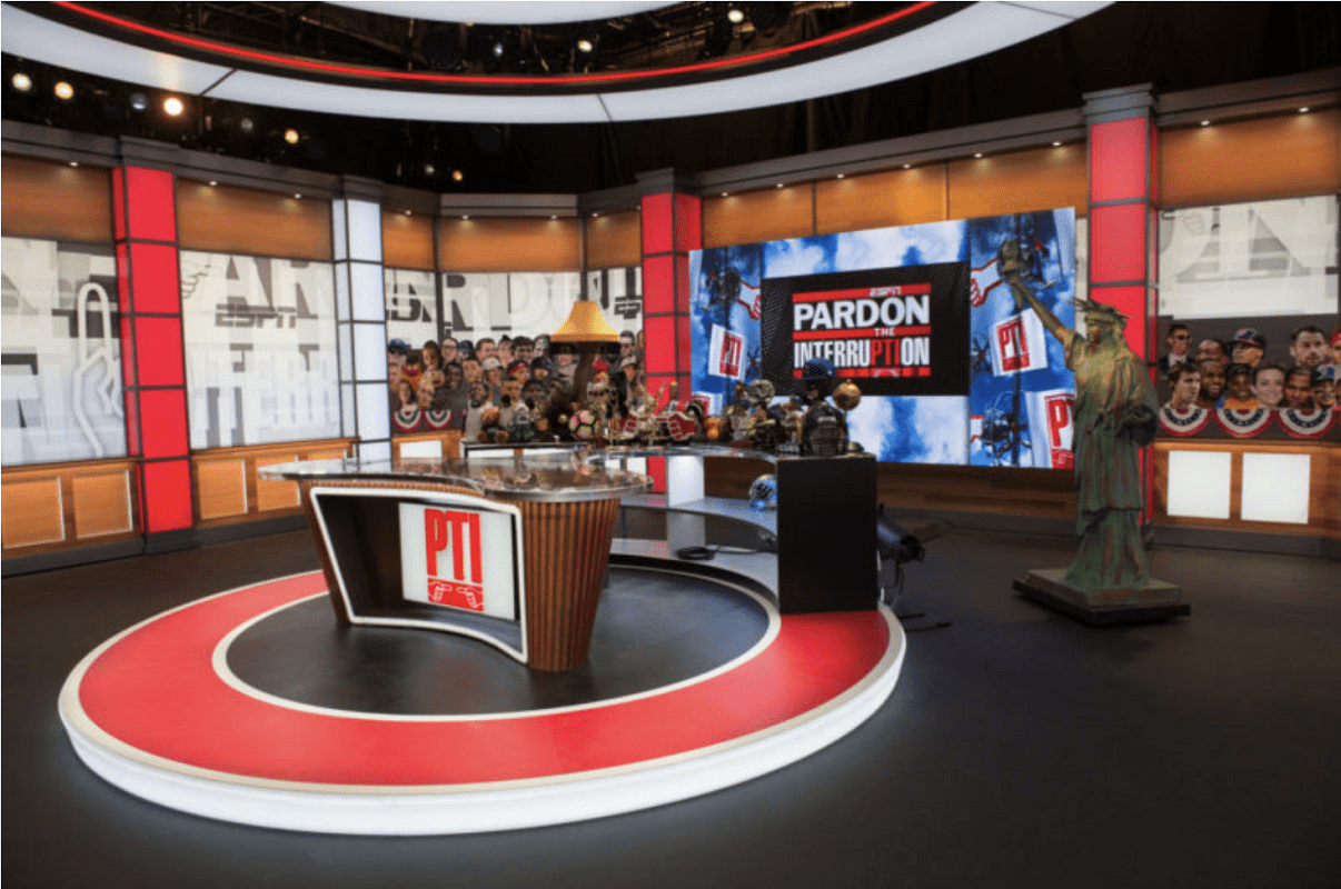 Pardon the Interruption Set | ESPN | Case Study | Jack Morton